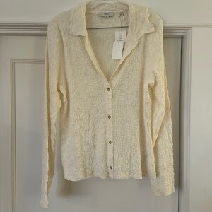 Vince crinkle knot top/sweater - NWT